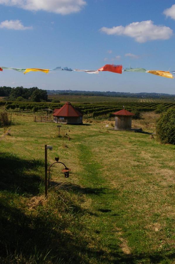 Village Privatise De Cabanes Insolites D'Ananda Ma Saint-Aubin-de-Lanquais Dış mekan fotoğraf