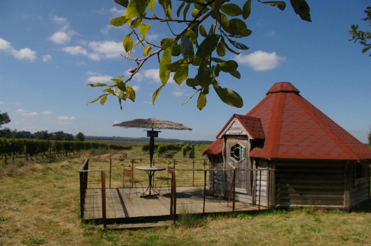 Village Privatise De Cabanes Insolites D'Ananda Ma Saint-Aubin-de-Lanquais Dış mekan fotoğraf